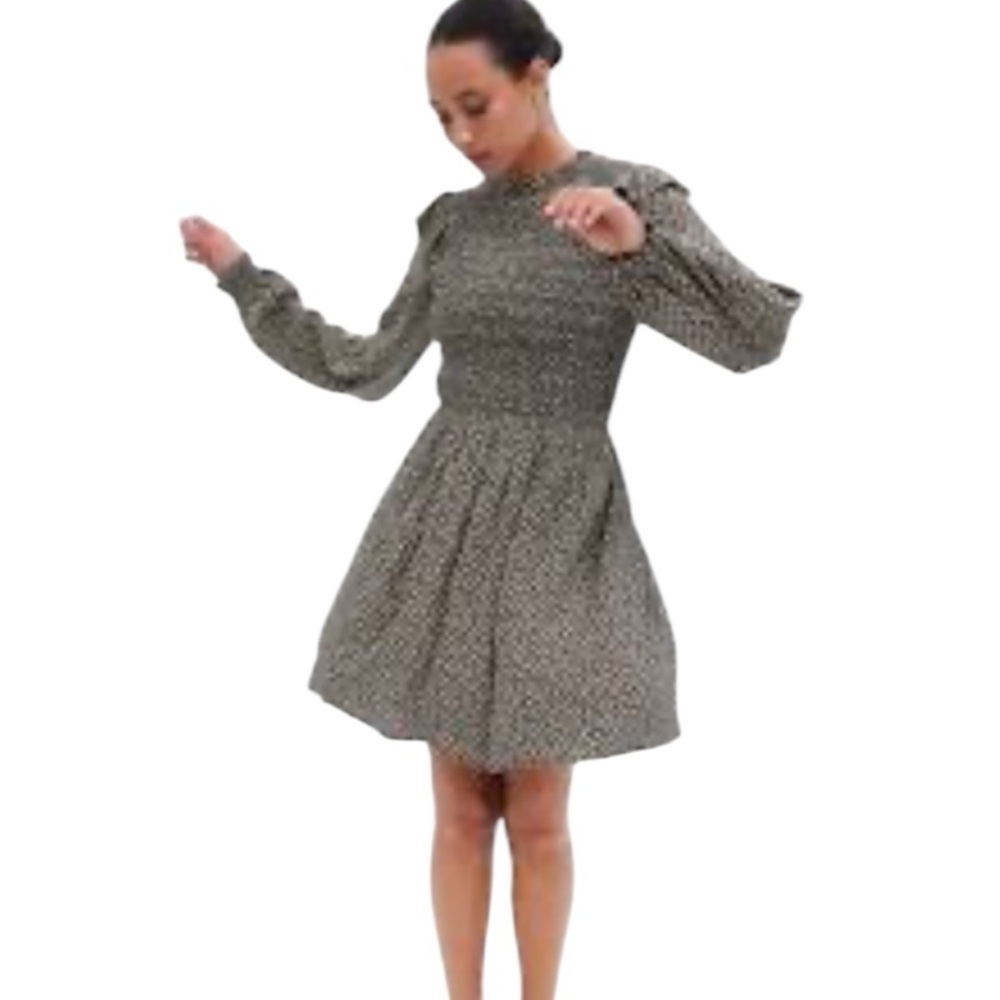 NWT GAP Smocked Ruffle Mini Dress Size Large